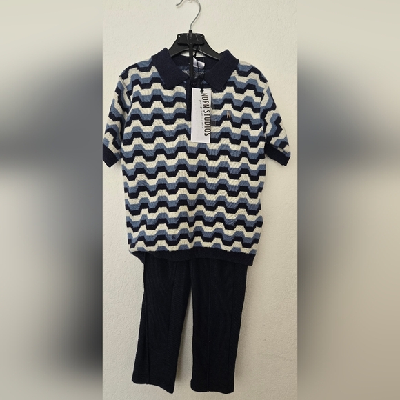 Other - Striped Knit Top and Pants Set Sz 5